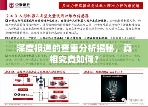 深度報道的查重分析揭秘，真相究竟如何？