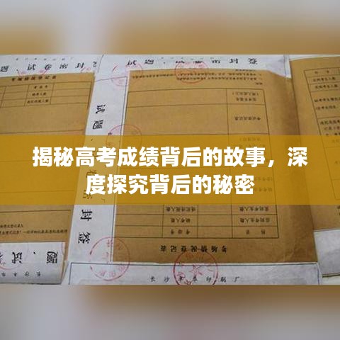 揭秘高考成績(jī)背后的故事，深度探究背后的秘密