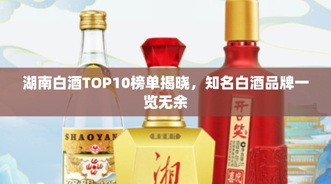 湖南白酒TOP10榜單揭曉，知名白酒品牌一覽無(wú)余