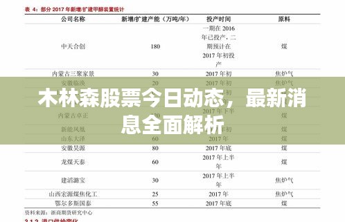 木林森股票今日動態(tài)，最新消息全面解析