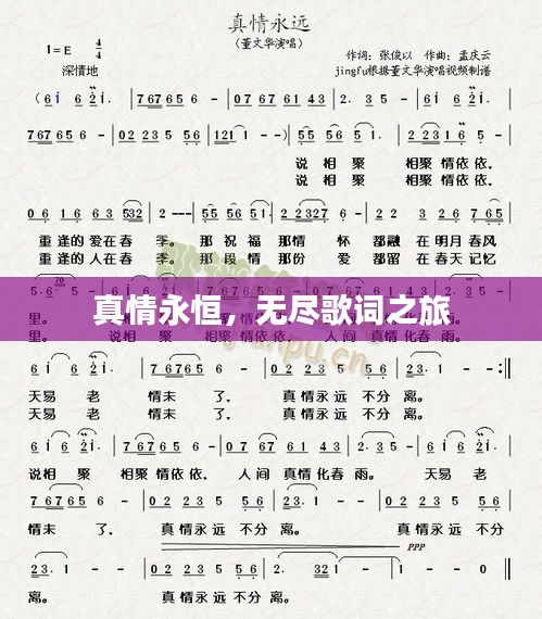真情永恒，無(wú)盡歌詞之旅