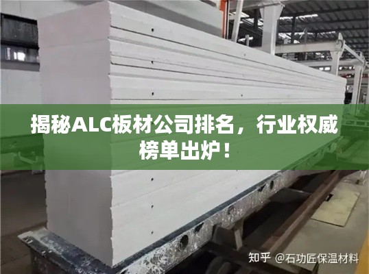 揭秘ALC板材公司排名，行業(yè)權(quán)威榜單出爐！