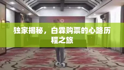 獨家揭秘，白霖購票的心路歷程之旅
