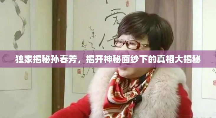 獨家揭秘孫春芳，揭開神秘面紗下的真相大揭秘