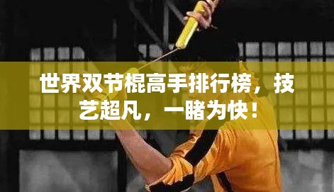 世界雙節棍高手排行榜，技藝超凡，一睹為快！
