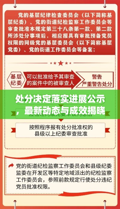 處分決定落實(shí)進(jìn)展公示，最新動(dòng)態(tài)與成效揭曉！