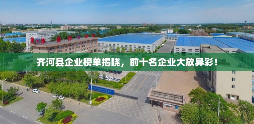 齊河縣企業榜單揭曉，前十名企業大放異彩！