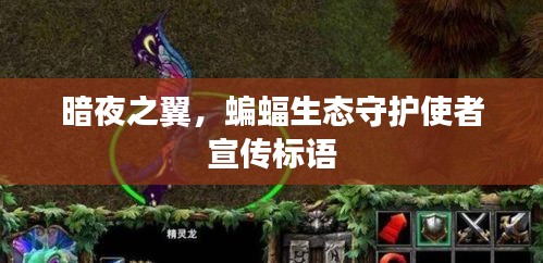 暗夜之翼，蝙蝠生態(tài)守護使者宣傳標語