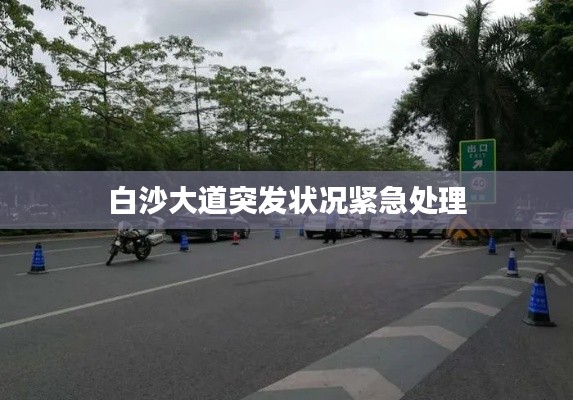 白沙大道突發(fā)狀況緊急處理